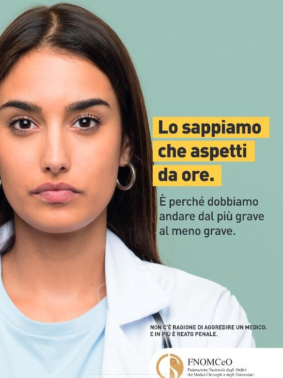 Clicca per accedere all'articolo Giornata per eliminazione violenza donne, la FNOMCeO lancia due campagne contro le aggressioni nei pronto soccorso